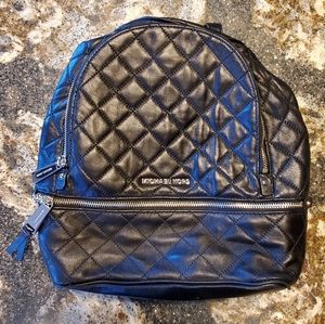 Michael Kors quilted leather backpack NWOT